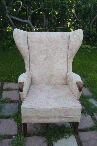 Fauteuil anglais vintage - fauteuil,