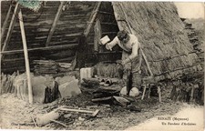 Old postcard Renaissance - Un Fendeur d'Ardoises (192649)
