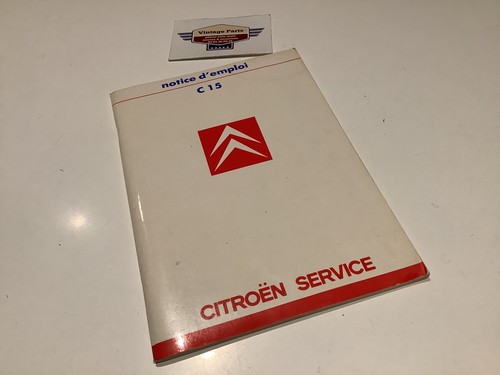 Citroen c15 notice - notice, d'emploi