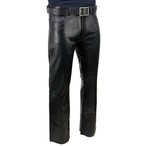 Pantalon motard cuir - de,