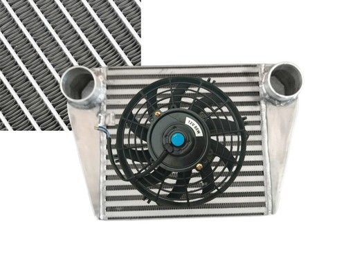 Aluminum intercooler fan pour - aluminum, intercooler+fan