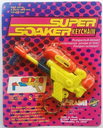Super soaker keychain - super, neuf