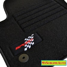Tapis Sol Seat Leon I 1 Toledo II 2 1M 1999 à 2005 Cupra R FR Logo Velours Sport
