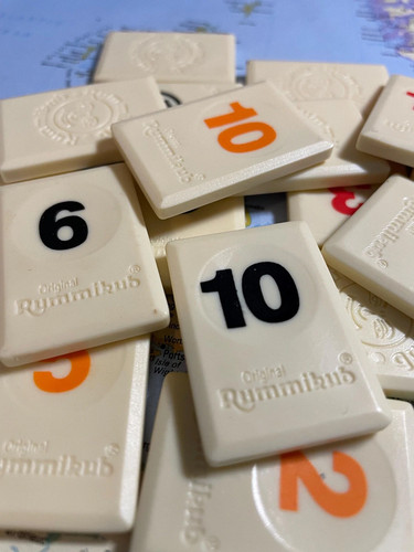 Rummikub chiffres pions tuiles - rummikub,