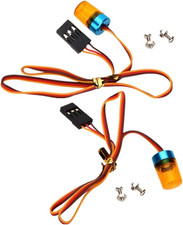 RC Car Police Flash Light, 360° Rotation 5 Modes Ultra Bright LED Strobe Lights