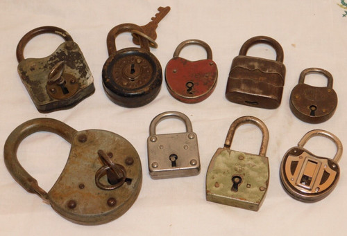 Vintage lot cadenas - de, 9