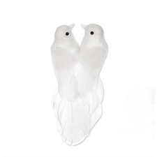 Couple de colombe paillettes