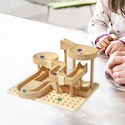 Piste bois jouets billes - piste,
