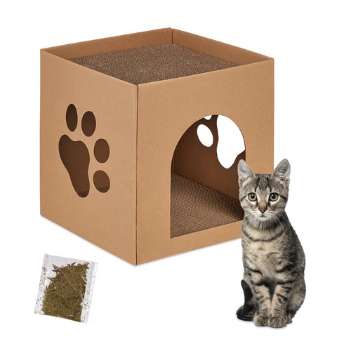 Niche chat cabane carton - niche,