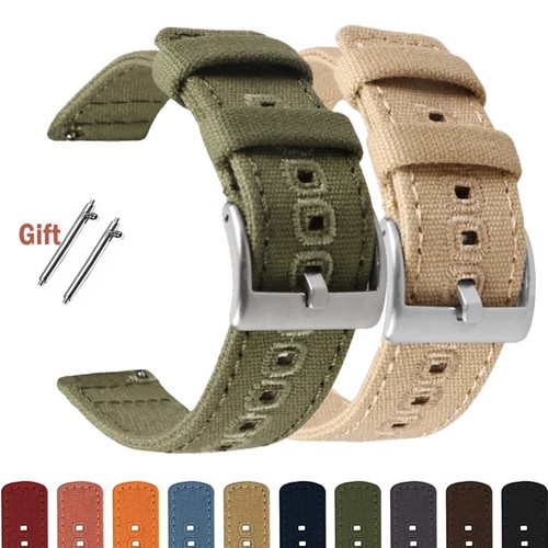 Bracelet montre toile 18 - montre,