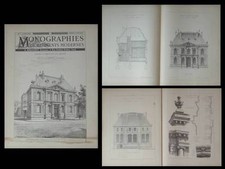 LE HAVRE, CAISSE D'EPARGNE - GRAVURES ARCHITECTURE 1890 - BENARD