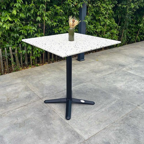 Table jardin carrée en - de,