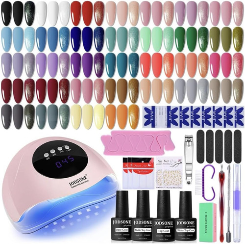 63pcs kit ongle gel complet - ongle,