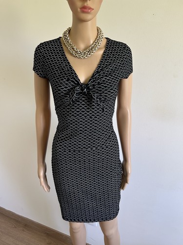 Robe noire blanche - robe, à