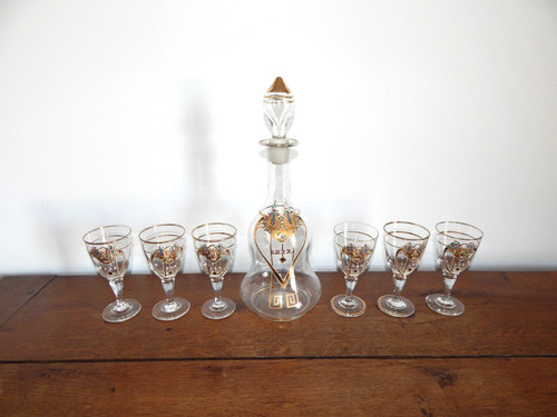 Ancien service vin en - vin,