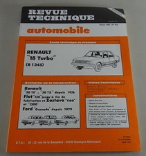 Repair Manual Revue Technique Renault R18 & R30 / Fiat 128 status 02/1982
