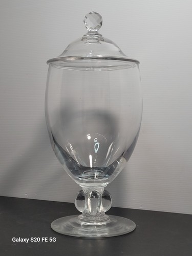 Lalique grand pot - couvert, vase