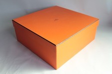 HERMES orange cardboard box 43x43x18 cm bag Kelly Birkin (71516)