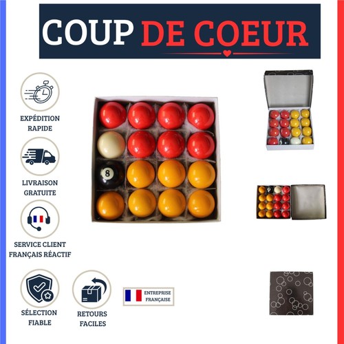 Boules billard anglais - 16,