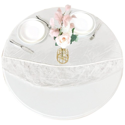 Nappe ronde transparente pvc - ronde,