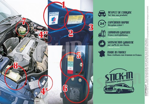 Autocollants stickers pour - autocollants,