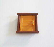 PLAYMOBIL (O1239) NOE ARCH - Window with Orange Shutter Cabin Room 3255