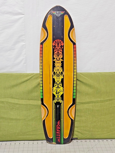 Gravity wood grain - wood, longboard