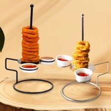 Présentoir à Rondelles D'Oignon Tour Verticale Socle pour Apéritifs et