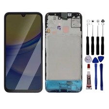 Ecran Pour SAMSUNG Galaxy A15 A155 Châssis Vitre Tactile - Noir - LCD / Noir / A