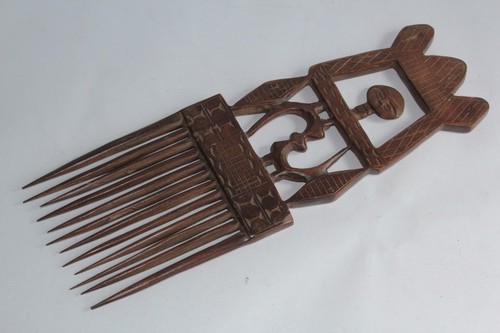 Ancien peigne africain bois - africain,