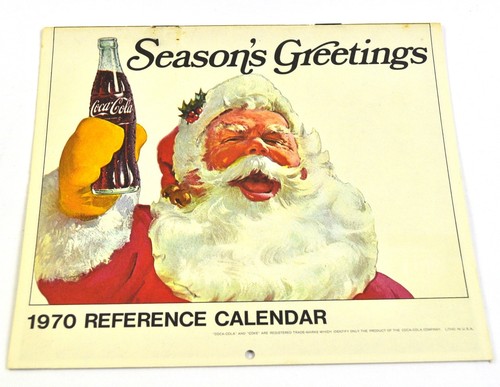 Calendrier coca cola vintage - calendrier,