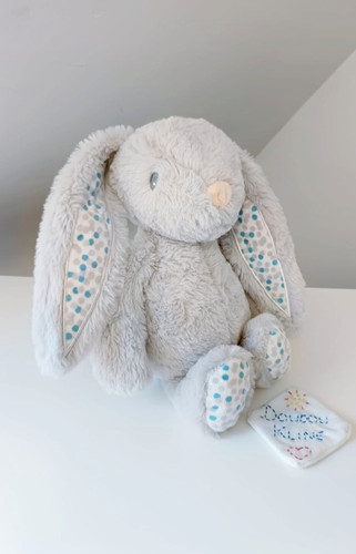 Peluche doudou celestin lapin - celestin,