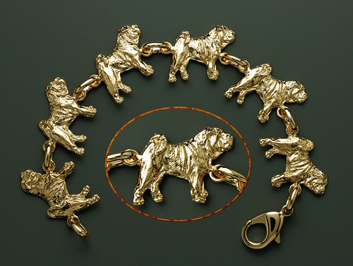 Bracelet chien shar pei - shar,