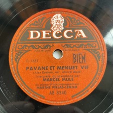 RARE french 78 rpm  Marcel
