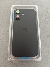 Vitre Arrière iPhone 16 Noir Avec Support Et Lentilles Intégrées