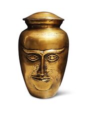 Urnes funéraires anciennes en relief visage vintage pour cendres humaines