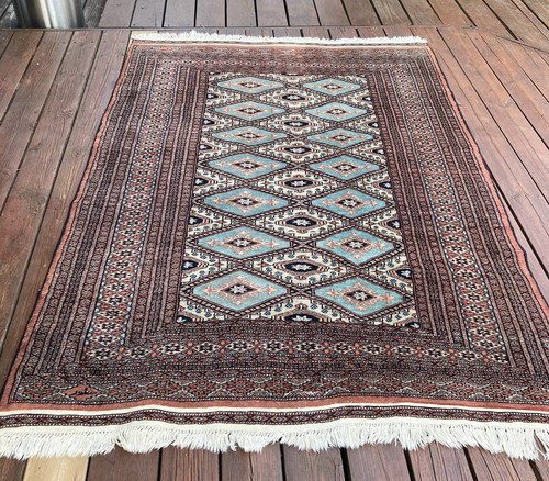 Tapis laine pakistan noué - tapis,