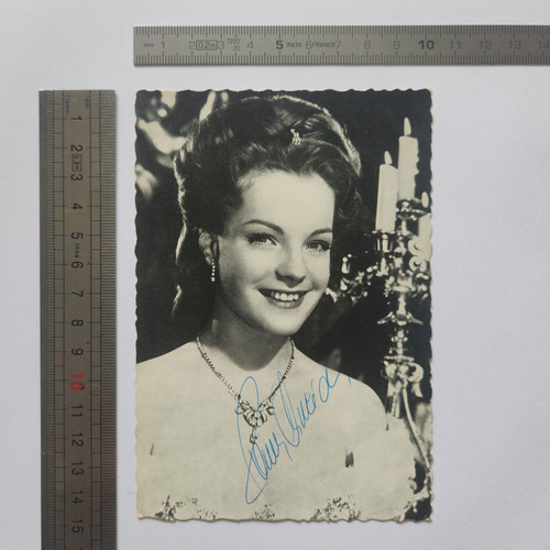 Romy schneider signed photo - schneider,