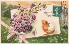 CP ILLUSTREE GAUFREE PAQUES