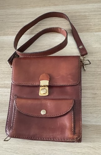 Sacoche vintage cuir - sacoche, marron