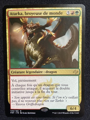 Atarka broyeuse monde carte - atarka,