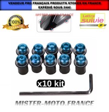 x10 Vis Fixation Bulle Moto