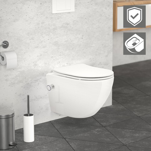 Suspendu sans rebord - wc,