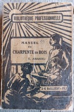 1947 MANUEL DE CHARPENTE EN