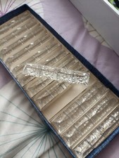 Lot 12 Portes Couteaux En Verre Décor De Table Cuisine Vintage Art déco✨✨