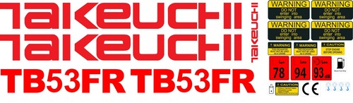 Takeuchi tb53fr mini digger - takeuchi,