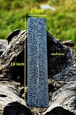 Barre de billette en acier damas en plume mosaïque pour la fabrication du cou...