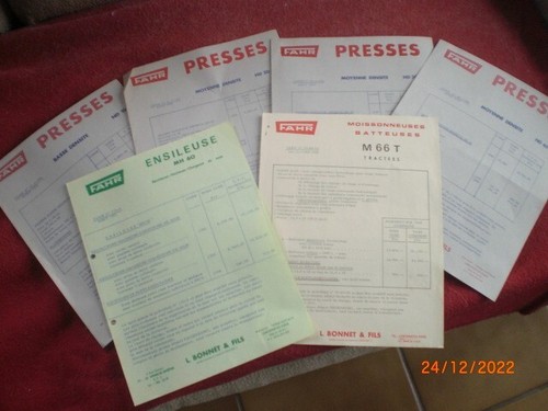 Lot tarifs presses - lot,