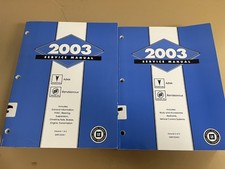 2003 Pontiac Aztek / Buick Rendezvous Service Manual, 2 Volume Set