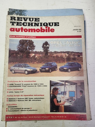 Revue technique automobile - technique,